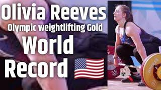 American Olivia Reeves wins rare Olympic weightlifting gold ! Paris 2024 Olympic ! Olivia Reeves !