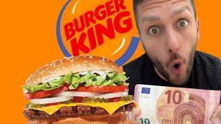 Za 10 Eura jedem u Burger Kingu