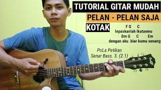 Kunci Gitar - Pelan Pelan saja | Kotak (Tutorial Petikan dan Genjrengan Mudah) pemula langsung bisa!