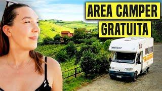 AREA CAMPER GRATUITA tra i vigneti del Monferrato 