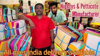 Nighty's & Prtticort Manufacturer | Nightys Wholesalers | Petticote Wholesaler | Namma vlog