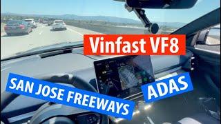 Vinfast VF8 hand-free ADAS mega intersection San Jose CA @SuperNamn
