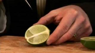 How to Cut a Perfect Lime Wedge - CHOW Tip