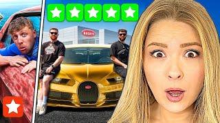 Americans React to SIDEMEN MOST EXPENSIVE CAR CHALLENGE