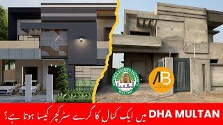 1 Kanal Grey Structure Completed in DHA Multan - Sector I | CONSTRUCTION PROJECTS | AHAD BUILDERS