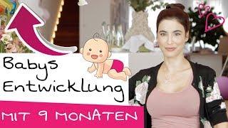 Babys Entwicklung mit 9 Monaten | Größe, Zähne, Schlafen, Laufen, Spielen, Essen und viel mehr