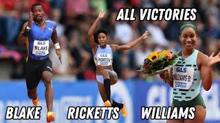 Full Race | Briana Williams, Yohan Blake and Shanieka Ricketts WINS in Germany