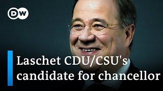 Germany: Armin Laschet is set to be CDU/CSU's candidate for chancellor | DW News