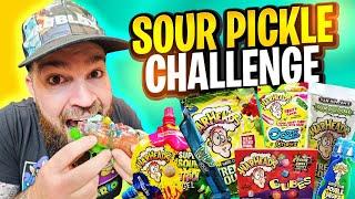 The sour pickle challenge! World's Most Sour Pickle Taste Test: Brace Yourself! @TheAwesomeLawsons