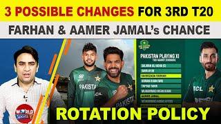 3 Possible Changes in PAK Playing XI for 3rd T20 vs Zimbabwe