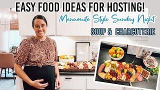 Easy Food Ideas when Hosting! | Mennonite Style Cooking | Charcuterie Board