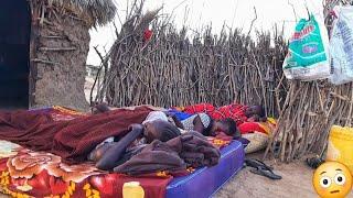 Morning  Routine  of  African  Village  Desert Women