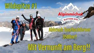 Wildspitze #1. Abbruch Taschachferner 3500m, Hochtour, Nordtirol, Breslauer Hütte.