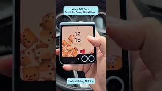 When I'm bored in weekend, Feel like doing something,I do this with my #GalaxyZFlip6 #GalaxyAI
