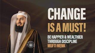 MUFTI MENK MOTIVATION: How to be happier and wealthier through Discipline #motivation