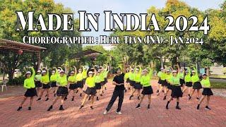 MTDANCE | Made In India 2024 | LINE DANCE | Phrased Beginner | Heru Tian