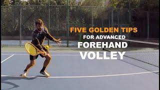 Five Golden Tips For Advanced Forehand Volley (TENFITMEN - Episode 156)