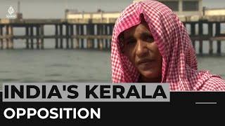 Indian coastal communities protest billionaire's Kerala project