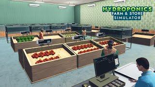 Expanding Store With New Fish & Veggies ~ Hydroponics Farm & Store Simulator