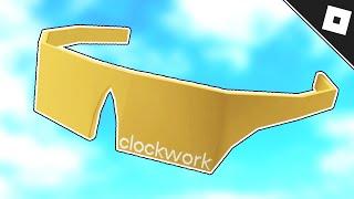 How to get CLOCKWORK'S GOLDEN SHADES (NOT FREE!!! VERY EXPENSIVE!!! OMG!!!) | Roblox