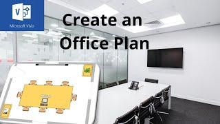 How to create an office plan in Microsoft Visio, office planning