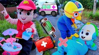 Drama Badut Lucu Cocomelon Badut Pororo Makan Es Krim Jaatoh Ditolong Dokter Dokteran Boboiboy