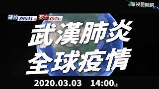 新冠肺炎全球疫情｜更新時間03/03 14:00