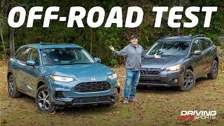 2023 Honda HR-V vs. Subaru Crosstrek Sport Off-Road Shootout!