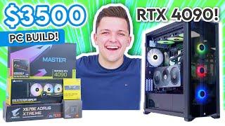 Ultimate $3500 Gaming PC Build 2022! [AORUS RTX 4090 & Ryzen 9 7900X w/ Benchmarks!]