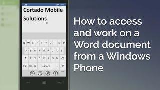 Enterprise Mobility Solutions for Windows Phones | Cortado Server