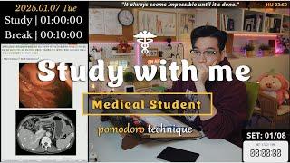 (25.01.07.TUE) Study with me ‍️| 10 Hrs | Pomodoro Timer | ASMR | SeewhY