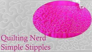 Start quilting with…. Stipples – perfect fillers for beginners one pattern at a time #1