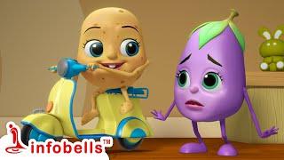 உருளைக் கிழங்கு செல்லக்குட்டி விளையாட விமானம் வேணும் | Tamil Rhymes & Kids Cartoons | Infobells