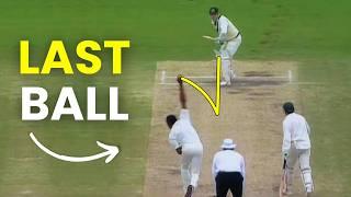 Thrilling Last Overs | Most Intense Test Match Finishes Ever