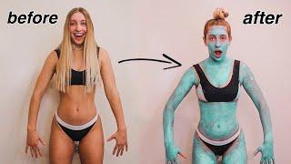 testing a FULL BODY FACE MASK.. DOES IT WORK??