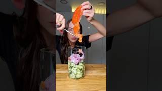 Салат из огурцов, покоривший интернет. #рецепты #салатрецепт #огурцы