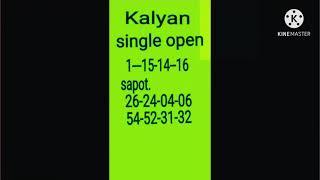 Kalyan fix opan to close 2021-5-13