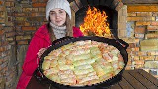 Traditional Ukrainian stuffed cabbage rolls! Original Holubtsi recipe