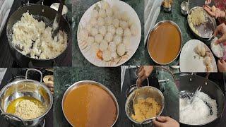 त्योहारों के लिए मिठाइयां बनानी हो गई शुरूV||  Coconut Laddu and Besan Ki Barfi Recipe #Sweets