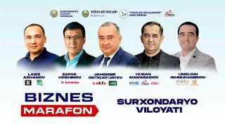 Surxondaryo | Biznes marafon 2024 | Jahongir Ortiqxo'jayev | Zafar Hoshimov | Husan Mamasaidov