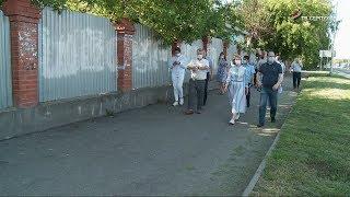 Глава г.о. Серпухов проверила, как содержатся дворы в центре города