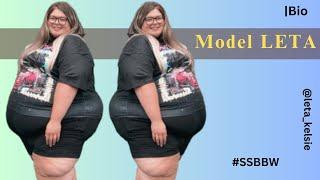 Modelo Plussize Leta Lowthers SsBBW body Brand ambassador |Lifestyle |beauty beyond size Biography