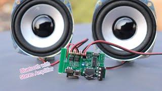 Bluetooth USB FM With Stereo Audio Amplifier Module