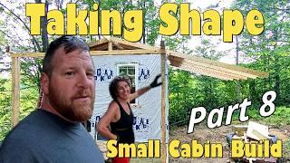 Rafters and OSB Made Easy: Building a Small Off-Grid Cabin - Part 8