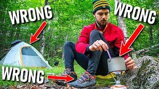 5 Backpacking Mistakes I made for YEARS that were STUPID as hell