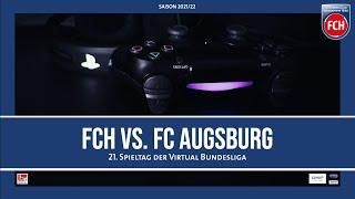 21. Spieltag FCH vs. FC AUGSBURG | VBL Club Championship - FIFA 22 (GAMEPLAY ONLY)