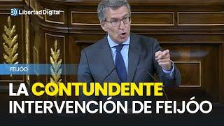 La contundente intervención de Feijóo contra la amnistía y Sánchez