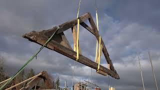 Orleton Manor roof removal - main truss removal (10)