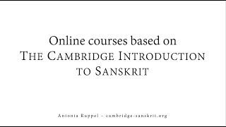 Online Sanskrit Courses