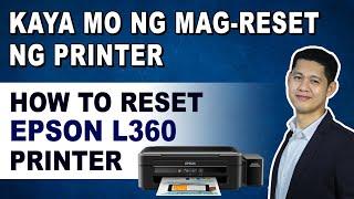 PAANO MAG-RESET NG EPSON L360 PRINTER (How to reset Epson L360 printer) L130 L220  L310  L365